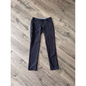 REI Co-Op Womens Black Hiking Pants Size 4 Stretch Nylon Tapered Casual